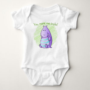 Kute Oerwouden   Baby Hippo Baby Romper