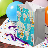 Kute Oerwouden die vliegen in luchtballonnen Medium Cadeauzakje