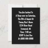 Kute ogen in de donkere Kinder slaapaanval Kaart (Achterkant)