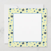 Kute Old Fashioned Easter Bunny Kaart Notitiekaartje (Achterkant)