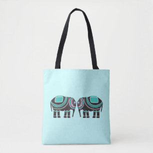 Kute olifant Canvas tas