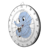 Kute olifant cartoon dart board dartbord (Voorkant Rechts)
