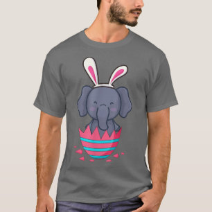 Kute olifant in paasei met bunny ears for Ea T-shirt