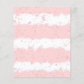 Kute olifant meisje met bladeren voor baby shower (Achterkant)