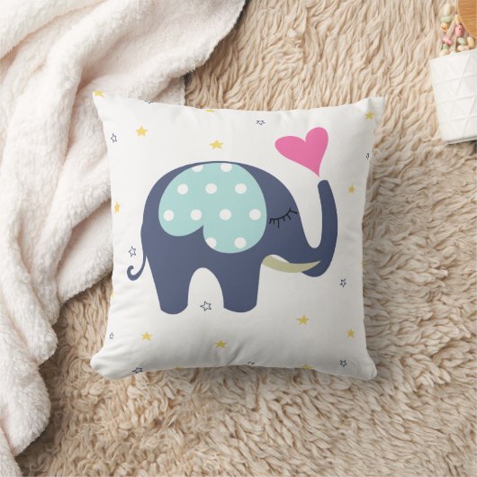 Kute olifant prullenbak kussen (Deken)