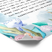 Kute onder het Baby shower "Late Night Diaper" van Poster (Hoek)