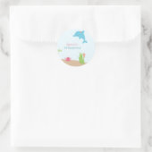 Kute onder stickers van het Zee meisjes verjaardag (Tas)