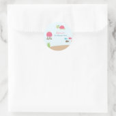 Kute onder stickers van het Zee meisjes verjaardag (Tas)