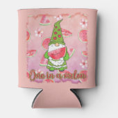 Kute one in a melon Summer Gnome Blikjeskoeler (Voorkant)