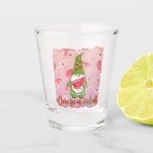 Kute one in a melon Summer Gnome Shot Glas (Voorkant)