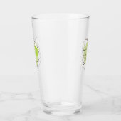 Kute one line art tropical geïsoleerd foliage gree glas (Rechts)