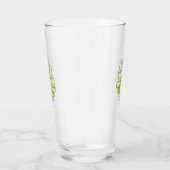 Kute one line art tropical geïsoleerd foliage gree glas (Rechts)