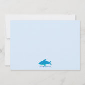 Kute op uitnodiging van het zee jongetje (Achterkant)