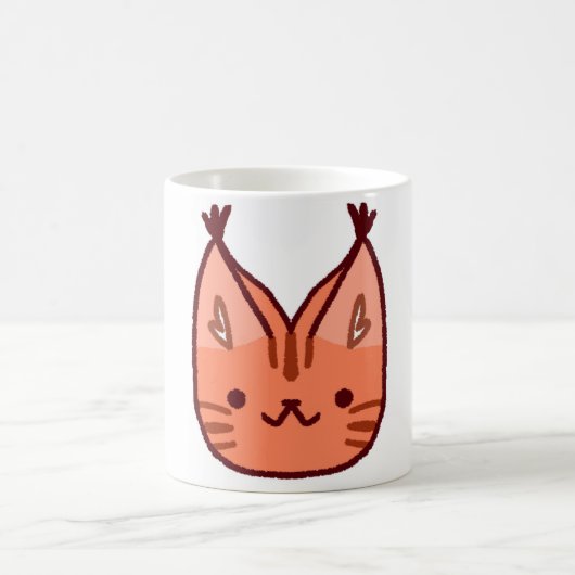 Kute Oranje kat Mok (Center)