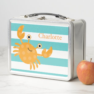 Kute Oranje krab lunch box