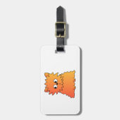 Kute Oranje longhaar kat. Bagagelabel (Voorkant verticaal)