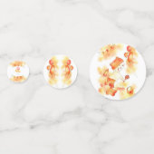 Kute Oranje Waterverf Baby ballonspeelgoed Conf. Confetti (Voorkanten)