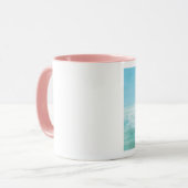 Kute ormaid met een zwemring mok (Voorkant links)