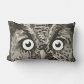 Kute Owl Grey Gender Neutral New Baby Room Kussen (Voorkant)