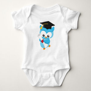Kute Owl, Little Owl, Baby Owl, Afstuderen Owl Romper