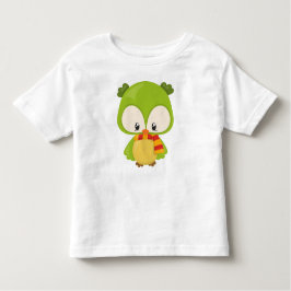 Kute Owl, Little Owl, Baby Owl, Owl met Scarf Kinder Shirts