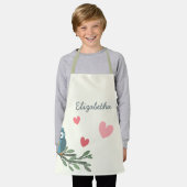 Kute Owl met eyeglasses op een takdouanenaam Schort (Gedragen)