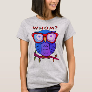 Kute Owl met Good Grammar #2 T-shirt
