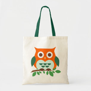 Kute Owl op een Tak Tote Bag
