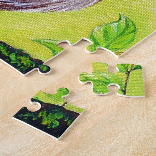 Kute Owl Painting Legpuzzel (Zijkant)