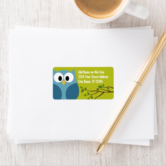 Kute Owl - Return Address Labels (Insitu)