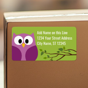Kute Owl - Return Address Labels