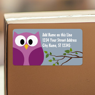 Kute Owl - Return Address Labels