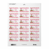 Kute Owl Return Address Labels (Full Sheet)