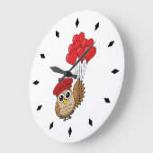 Kute Owl vliegen met hartballonnen Grote Klok (Hoek)
