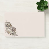 Kute Owl, Waterverf Bird Natuur Notepad Post-it® Notes (Kantoor)