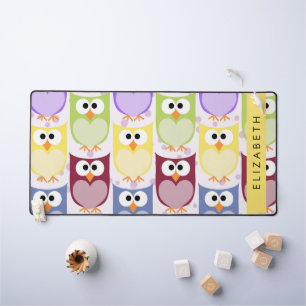 Kute Owls, Owl Pattern, Colorful Ownership, Jouw n Bureaumat