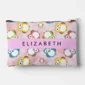 Kute Owls, Owl Pattern, Colorful Ownership, Jouw n Etui (Achterkant)