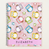 Kute Owls, Owl Pattern, Colorful Ownership, Jouw n Planner (Voorkant)