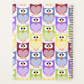 Kute Owls, Owl Pattern, Colorful Ownership, Jouw n Planner (Achterkant)