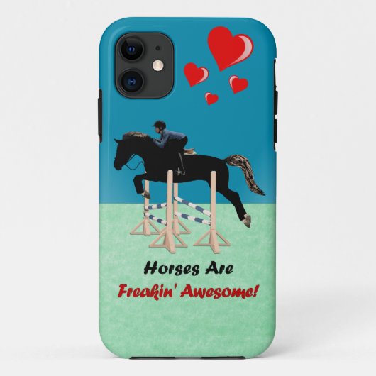Kute paarden zijn Freakin-Geweldige Case-Mate iPhone Case (Achterkant)