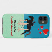 Kute paarden zijn Freakin-Geweldige Case-Mate iPhone Case (Achterkant (horizontaal))