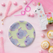 Kute Paarse Bord vispapier (Feest)