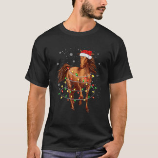 Kute paarse kerstbomen met flauw llampje t-shirt