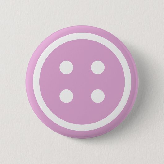 Kute Paarse naaigarend Button (Voorkant)