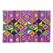 Kute paarse, oranje patroon Mochila art