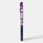 Kute Paarse ventilatorpatroon Case-Mate iPhone Case (Achterkant / Links)