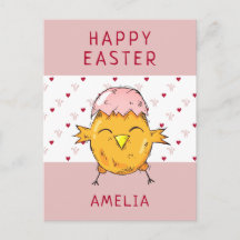 Kute paasbek met Eggshell Heart Happy Paast