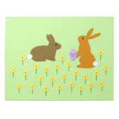 Kute paasbundels en dodedils-blocnote notitieblok (Voorkant)