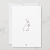 Kute  paasbundels en eitjes feestdagenkaart (Achterkant)