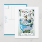 Kute  paasbundels in eieren briefkaart (Voorkant / Achterkant)